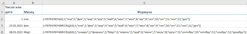 получить название месяца в любом удобном формате